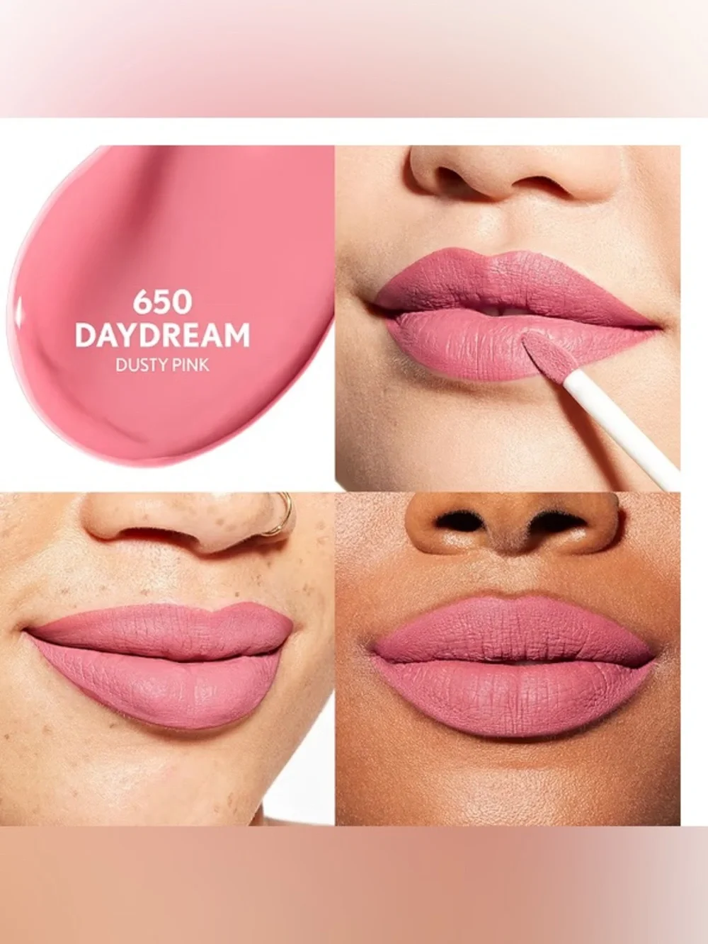 Covergirl Outlast Forever Velvet Pigment, 650 Daydream, Matte Lipstick, NEW